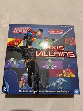 Justice League Axis of Villains Strategy Game - Blue